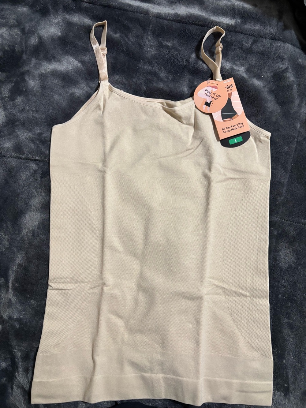 Shapermint Scoop Neck Cami - Cream